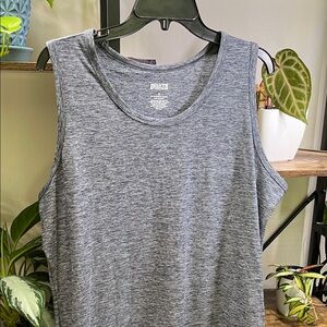 Duluth Trading Co Heather Gray Muscle Tee